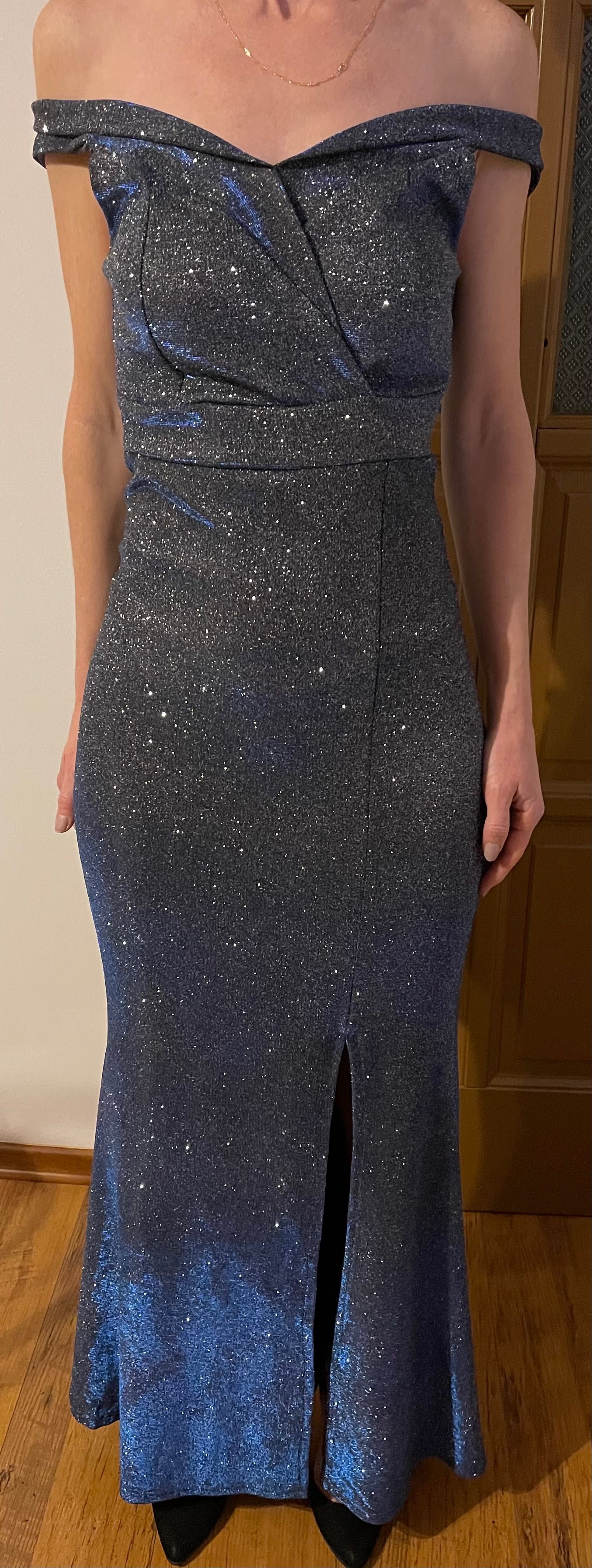 Rochie gri elegantă