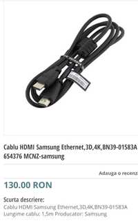 Cablu HDMI Samsung Ethernet,3D,4K,BN39-01583A