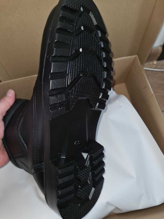 Зимни мъжки кожени боти от естесвена кожа 42 номер