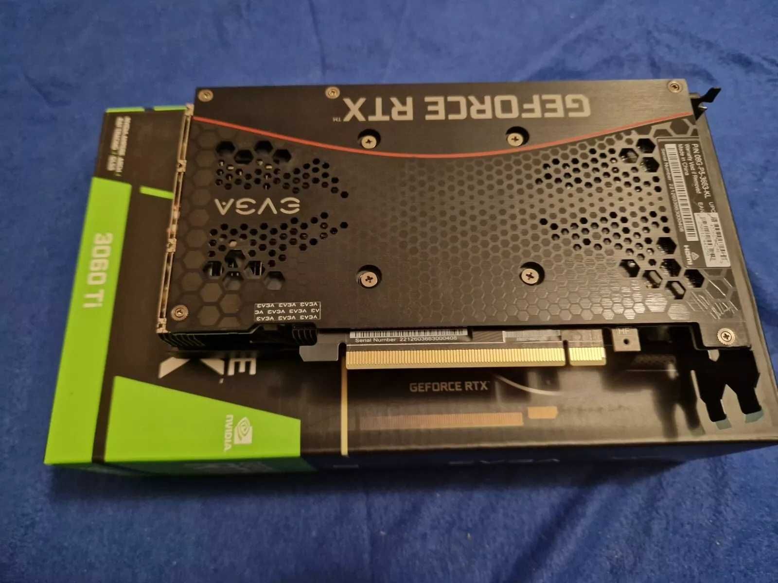 Видеокарта EVGA RTX 3060 Ti XC GAMING