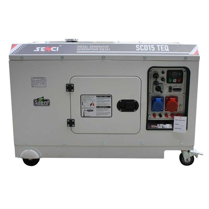 Generator de curent insonorizat SENCI SCD15 TEQ, 230/400V 12kW Diesel