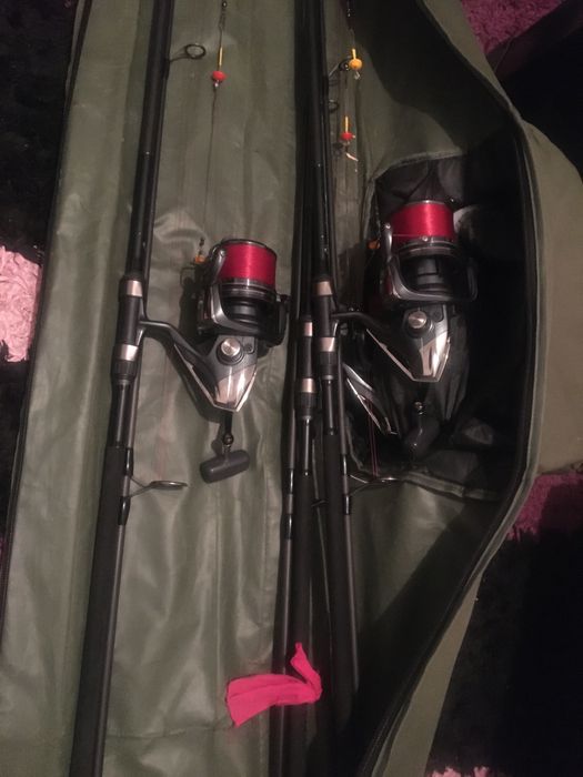 Продавам шаранджийски въдици комплект