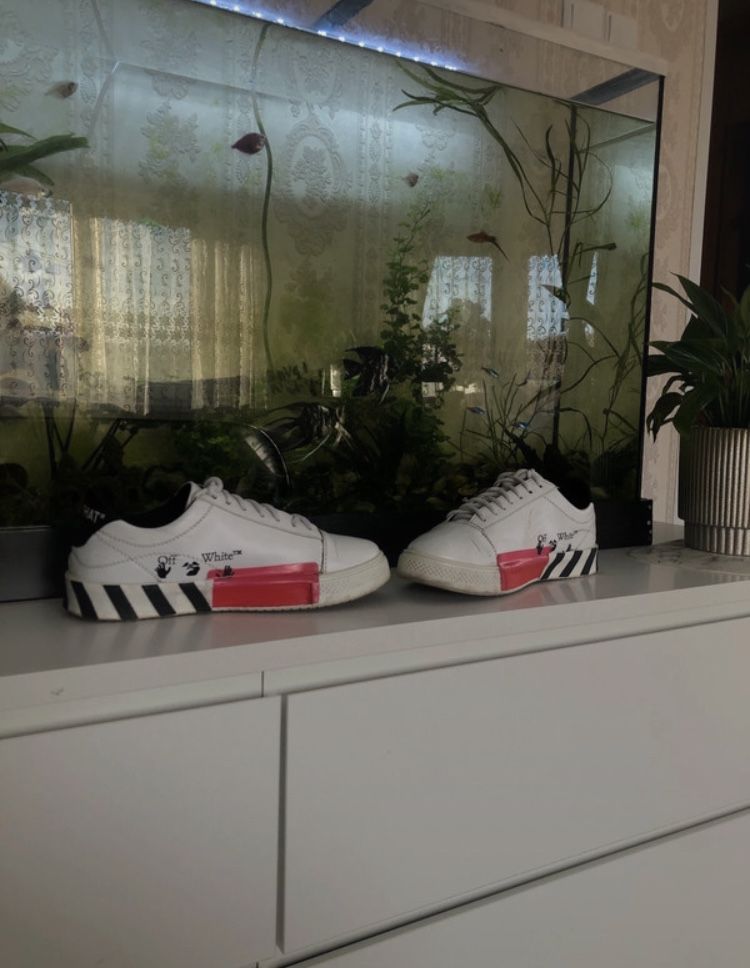 Adidasi off white albi