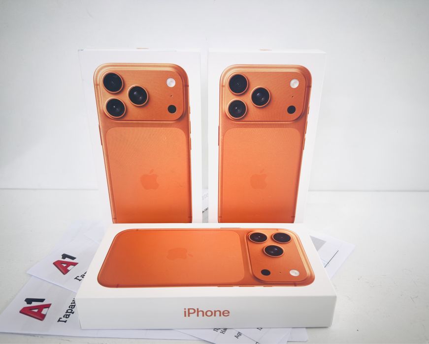 НОВ! iPhone 17 Pro 256GB Cosmic Orange ГАРАНЦИЯ 24 Месеца!
