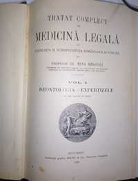 Tratat complect de medicina legala - Mina Minovici / vol. 1, 1928