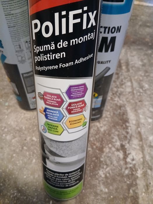 Spuma poliuretanica polistiren Bison