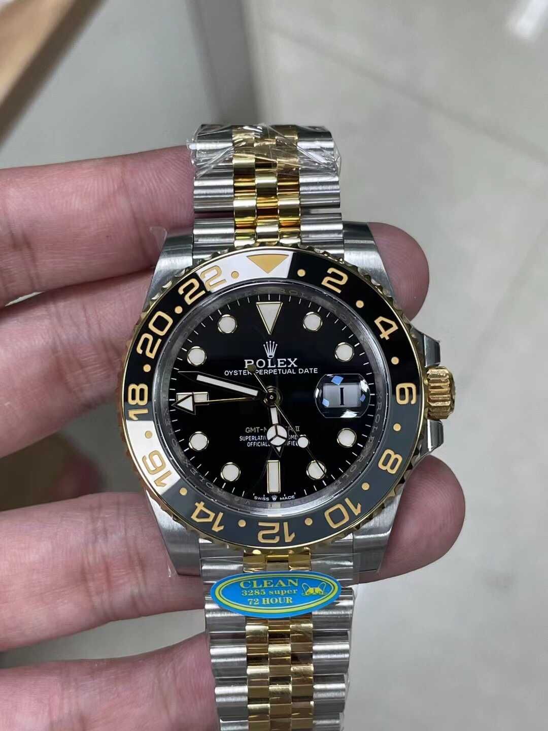 Rolex Gmt-Master Jubilee silver-gold