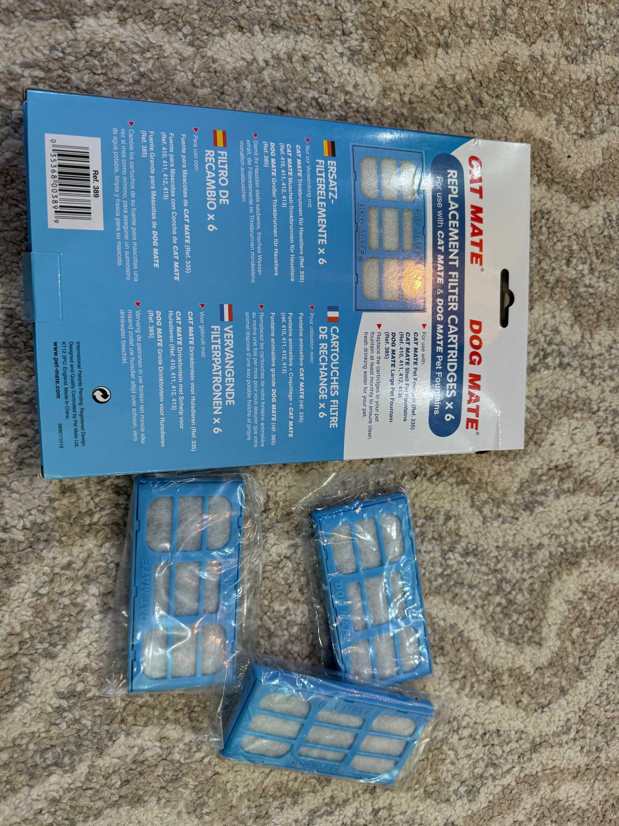Filtre pentru fantana apa Cat Mate - Dog Mate  (3 bucati)