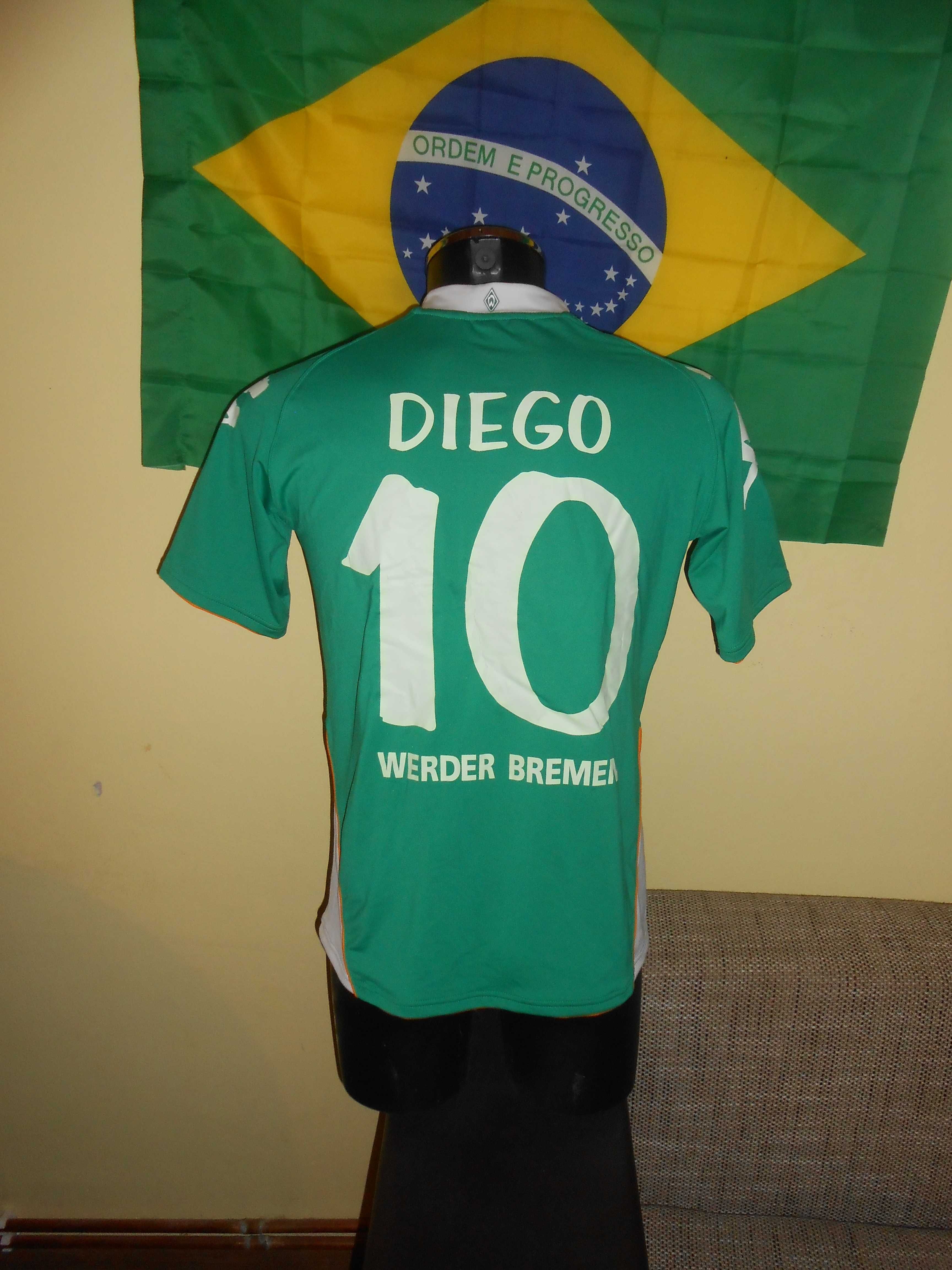 tricou  werder bremen diego #10 marimea M cu autografe