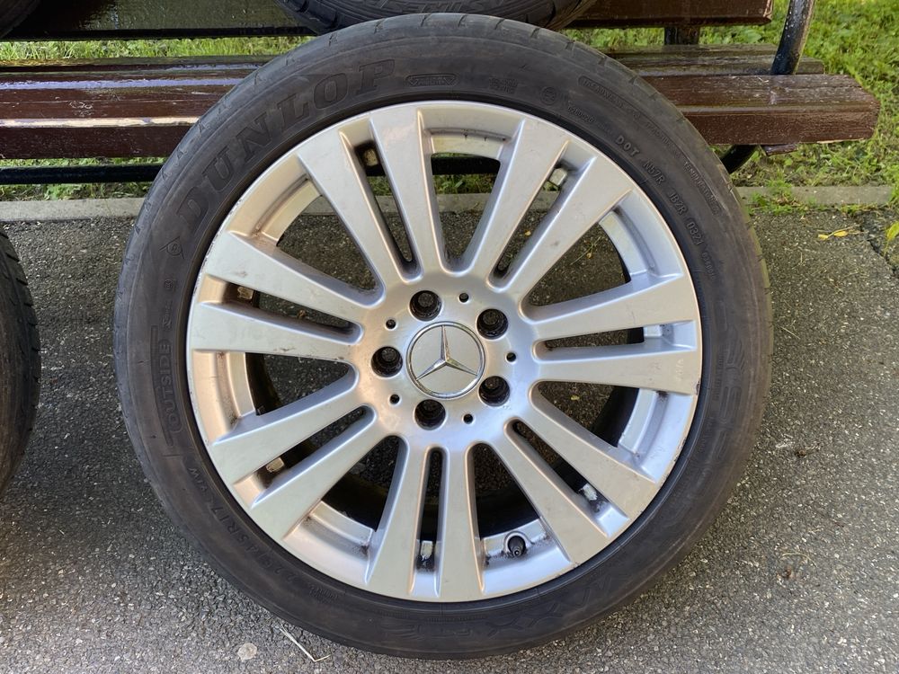 Jante Mercedes Clasa C / Cauciucuri 225/45 R17 DOT 2021