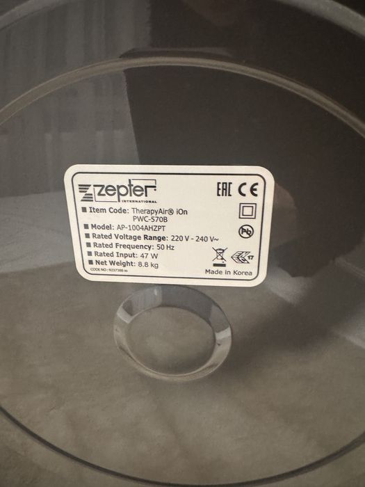 Vand purificator Zepter TherapyAir IOn -folosit ff putin,