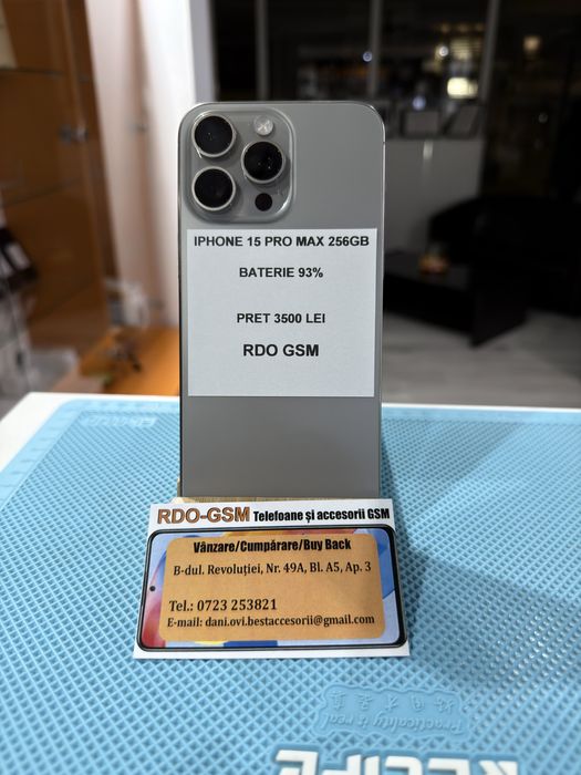 Iphone 15 Pro Max 256gb Neverlock/Garantie