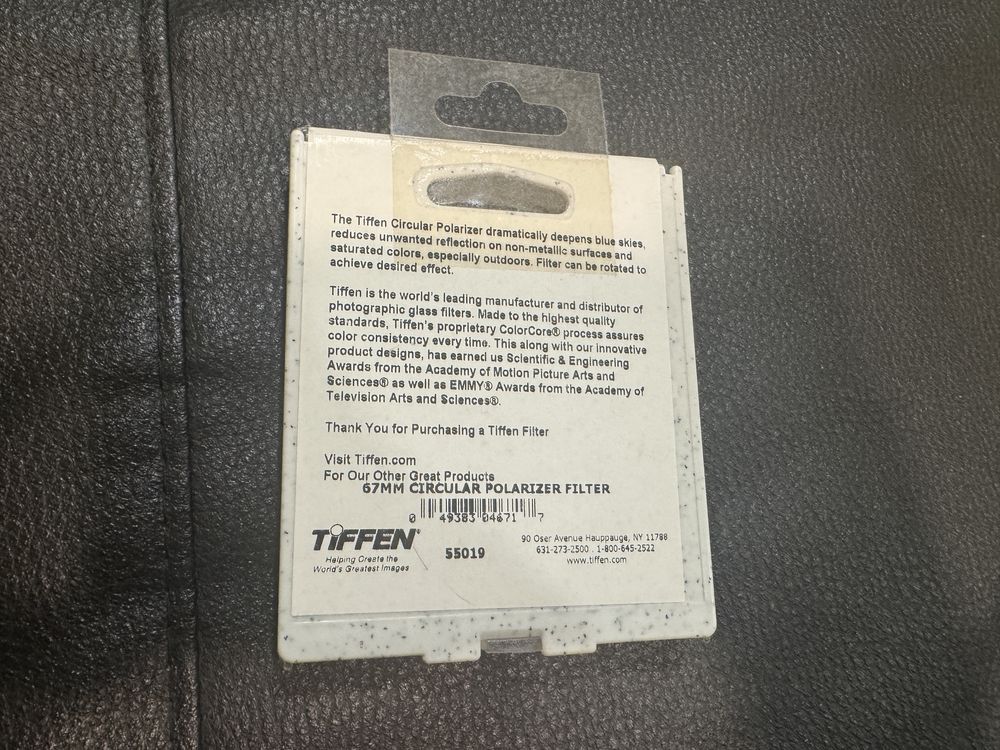 филтър Tiffen Circular Polarizer 67mm