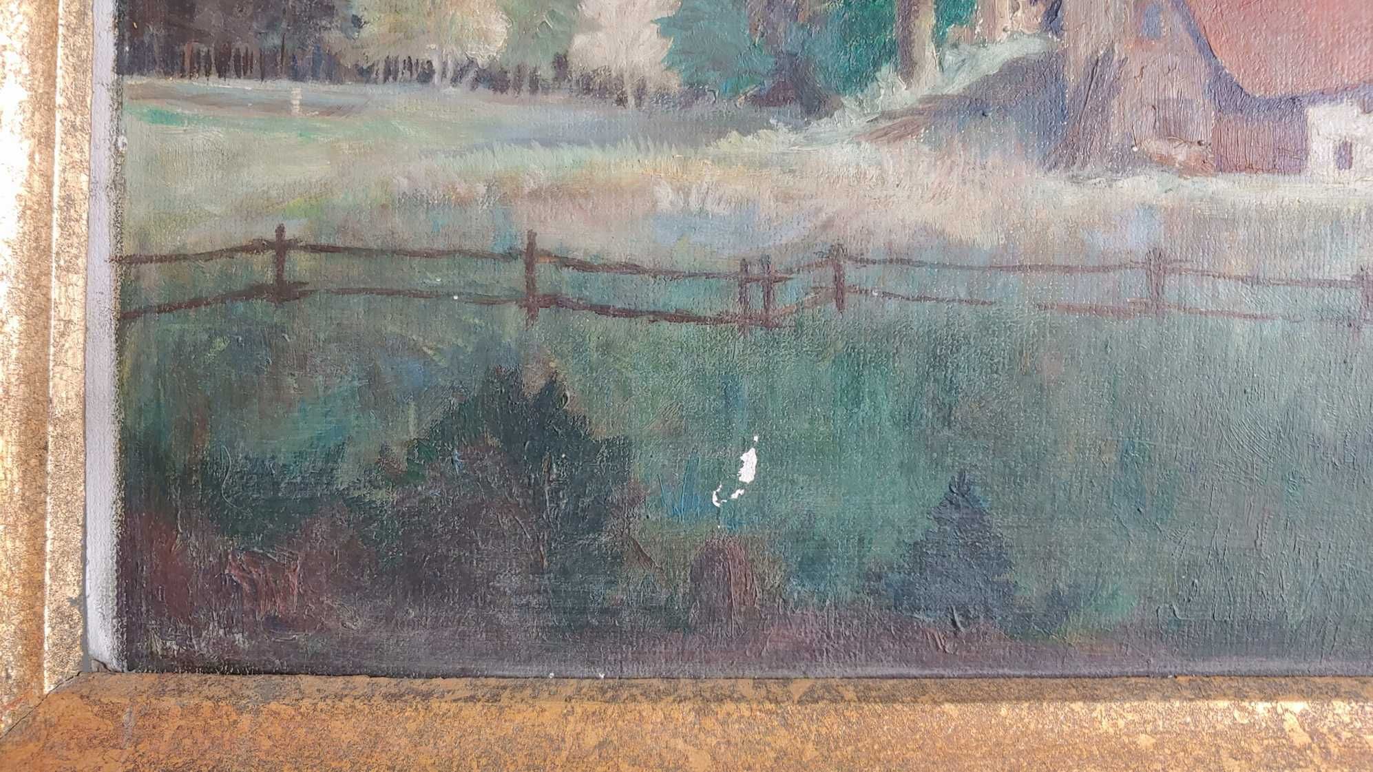 Пейзаж на известния художник, 1946 г., оригинал