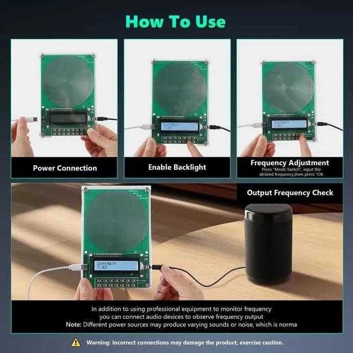 Регулируем Широкочестотен Генератор Шуманов Резонатор на Шуман 7.83 Hz