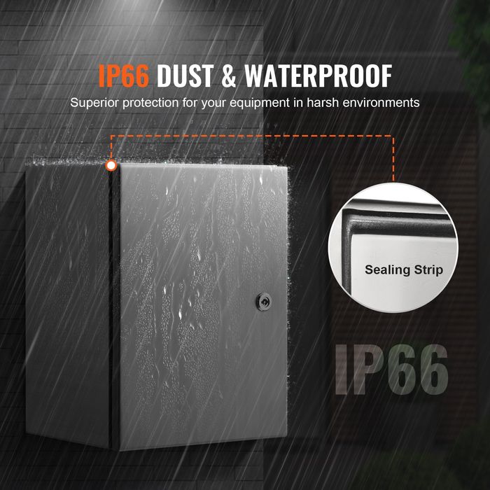 Cutie Electrica Inox,508x406x203mm,IP66,Montare Perete