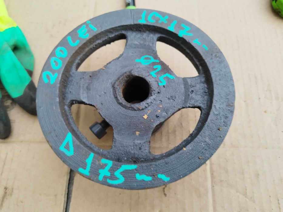 Fulie cu o curea de diametrul 175 mm
