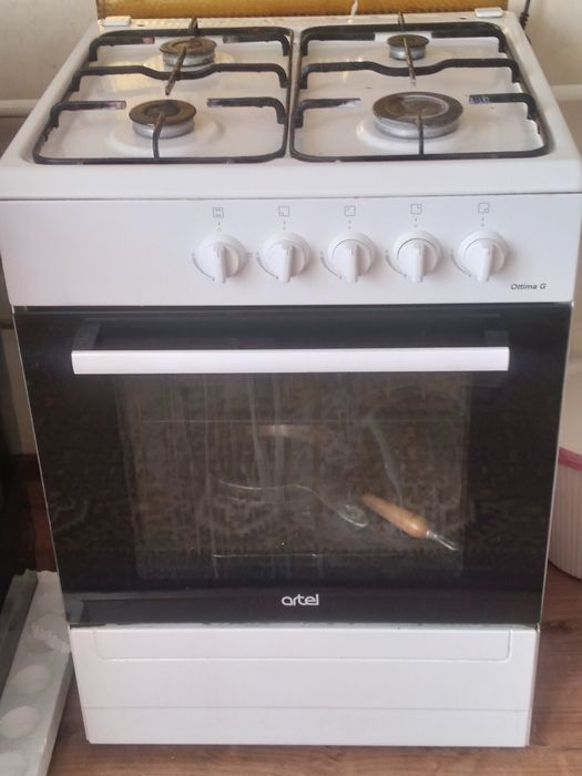 Газ плита+вытяжка