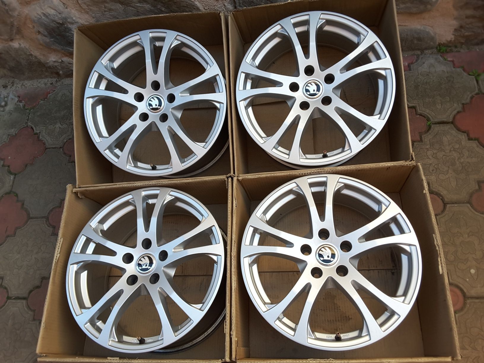 jante aliaj 17; 5x112;  Skoda Kodiaq, Karoq, Superb, Octavia Scout