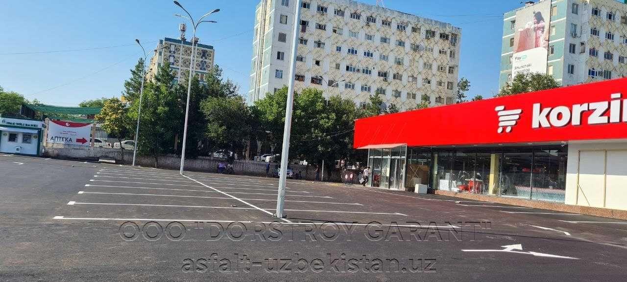 Асфальт Asfalt Асфальтирование дорог в Ташкенте