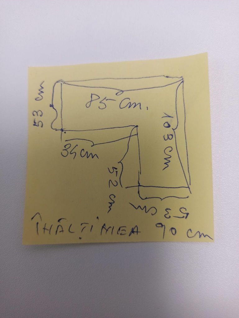 Coltar bucătărie cu taburet