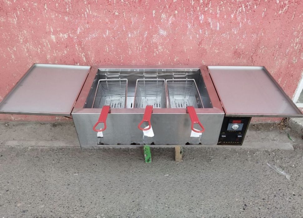 Чикен Аппарат Тройной на 25 литров Оригинал + 3 Корзины KFC в Подарок