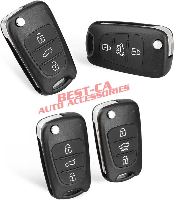 Carcasa cheie auto 3 butoane (HOLD NO HOLD) pentu KIA si Hyundai TOY40