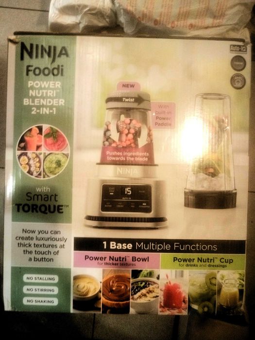 Блендер 2 in 1 Ninja, 1100W, 400 & 700 мл Power Nutri Cup & Bowl