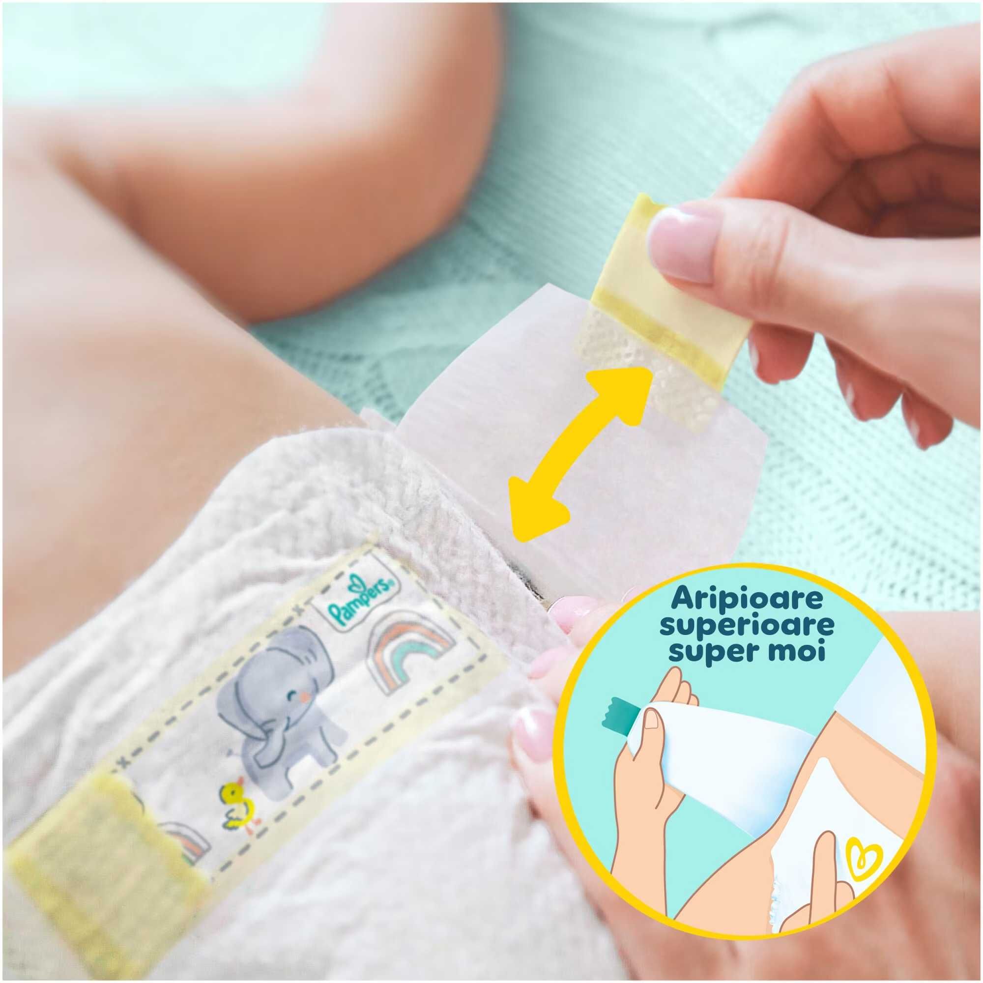 Пакет пелени Pampers Premium Care, размер 2, 2-4 кг, 56бр