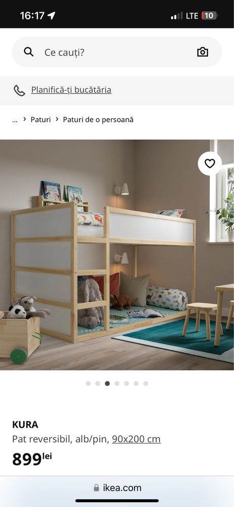 Pat Ikea+saltea memory90x200