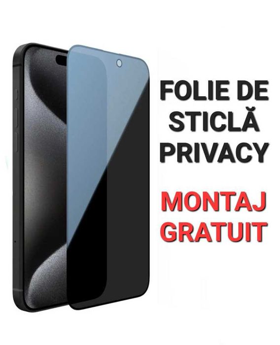 Folie de Sticla Full Privacy iPhone 17 Pro Max