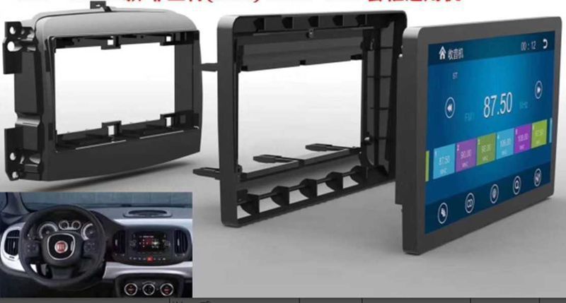 FIAT 500L 2011-2022 - 10'' андроид навигация, 9340