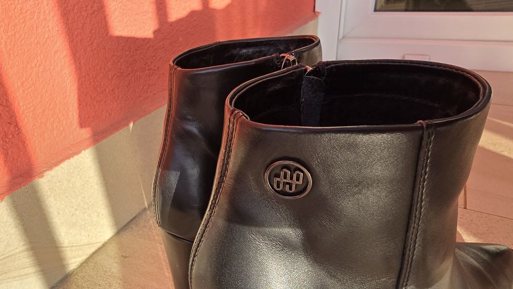 Botine piele naturala