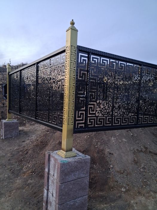 Оградки узорные металл