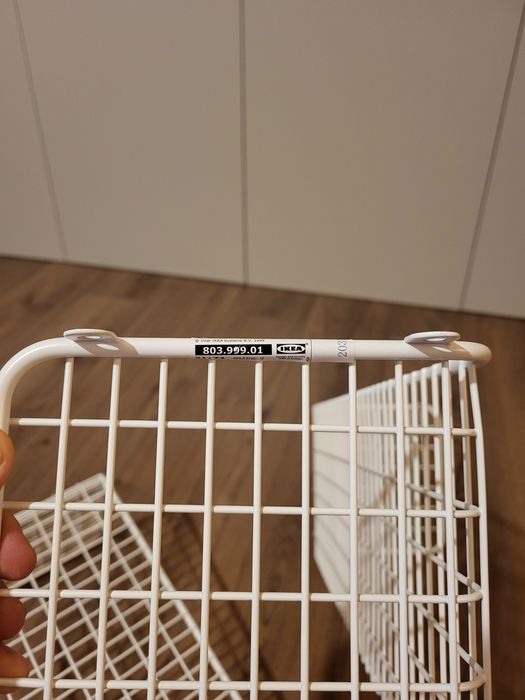 Etajera metalica alba Svenshult Ikea