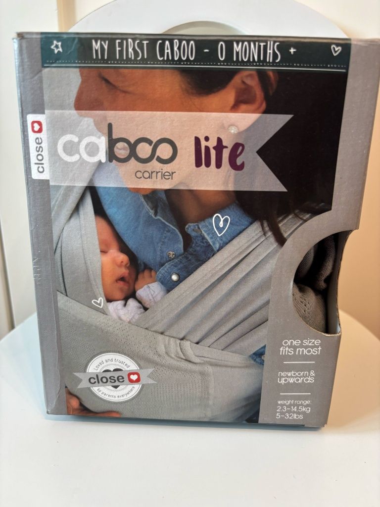 Слинг Caboo Lite с мрежест панел Denim
