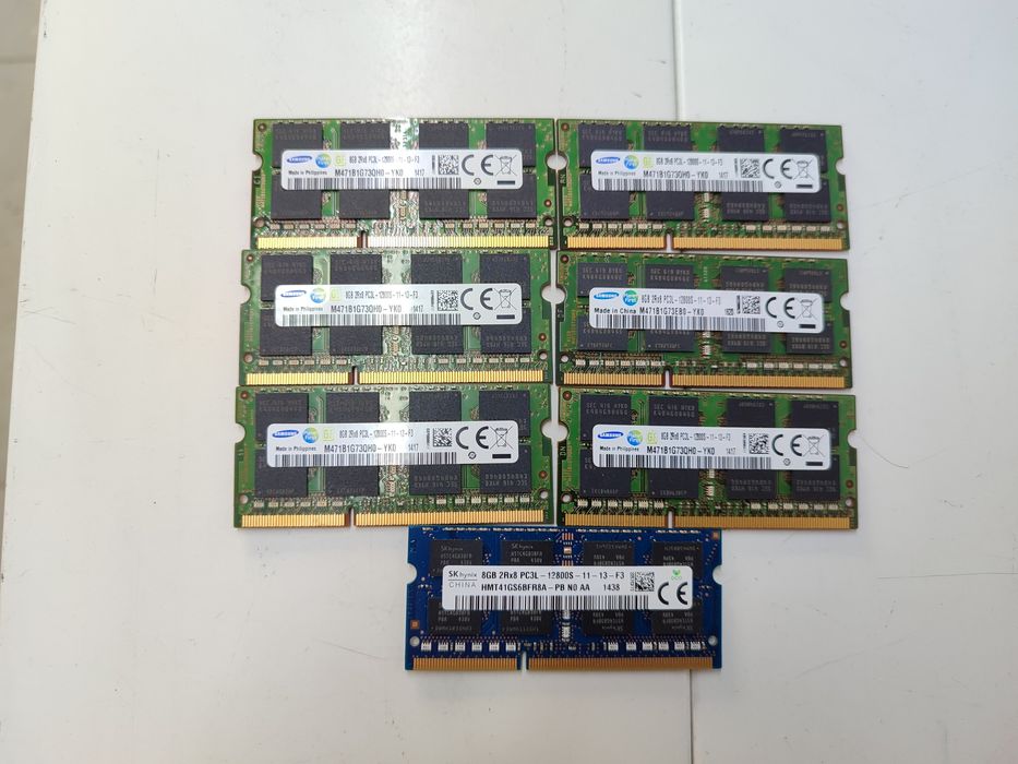 Озу оперативная память для ноутбука sodimm ddr3 8gb, есть количество