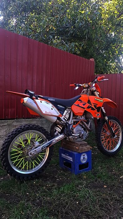 Vând ktm sx 450 4t  din anul 2007