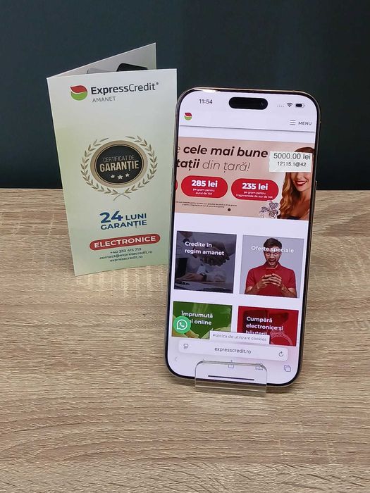 (AG51) Telefon iPhone 16 Pro Max b.12067 Garantie 2 ani