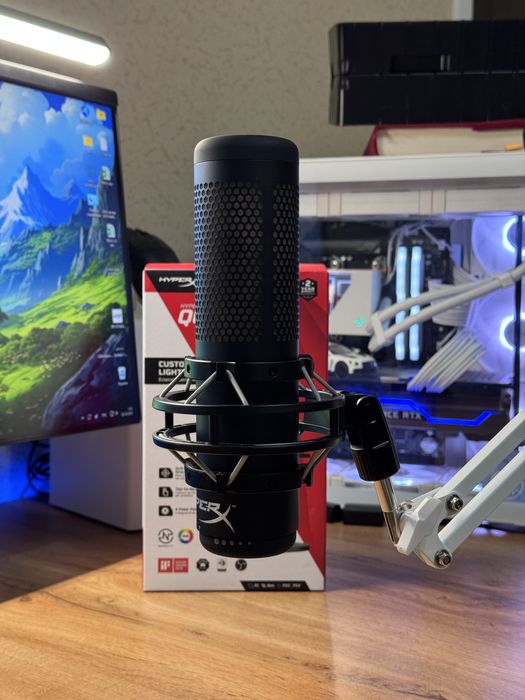 HyperX QuadCast S | RGB микрофон для стрима и записи