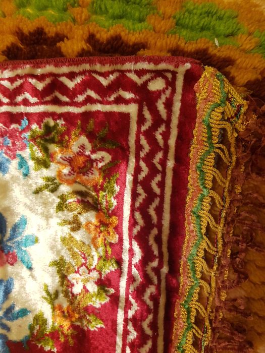 Винтидж антични плюшени покривки - изключително запазени!
