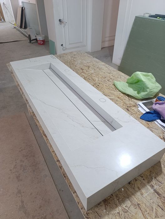 Раковина из керамогранита