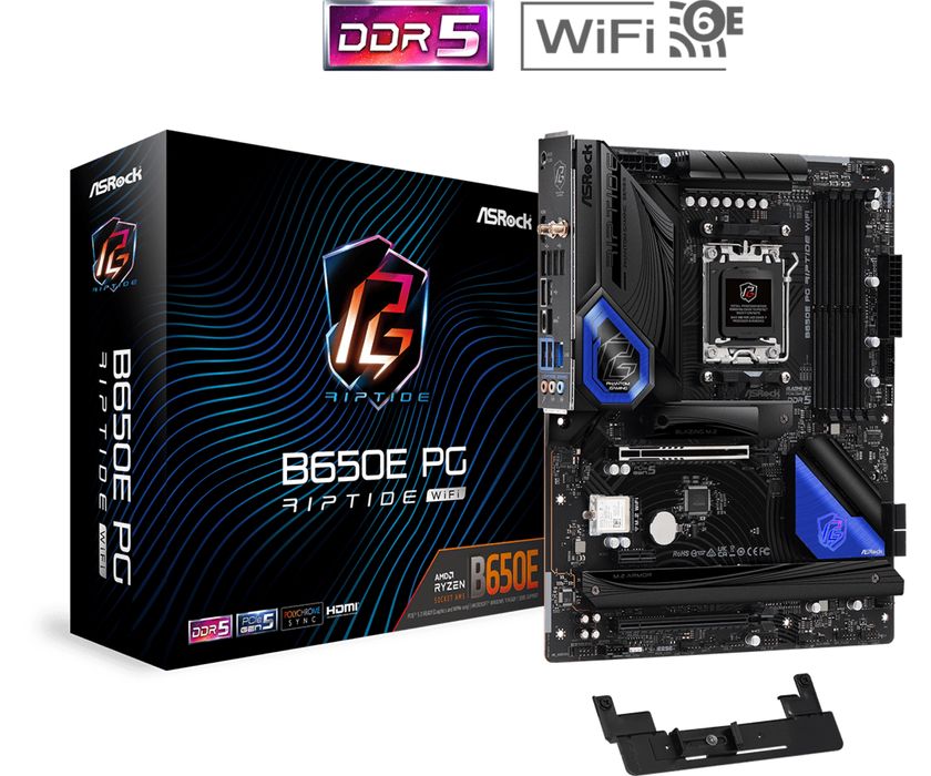 asrock b650e pg riptide wi-fi (материнская плата) AM 5