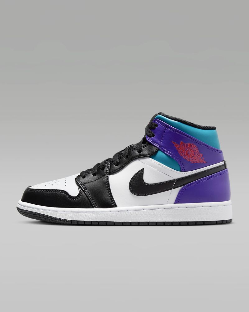 Air Jordan 1 Mid Teal Purple