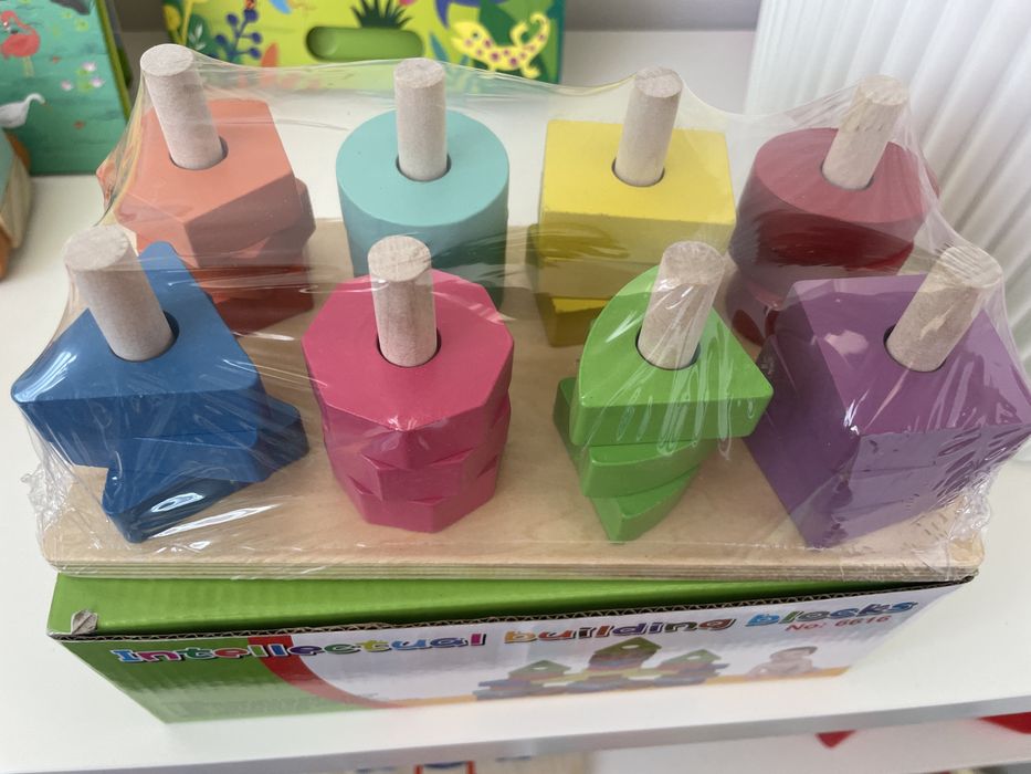 Jucarie educativa de sortat si construit