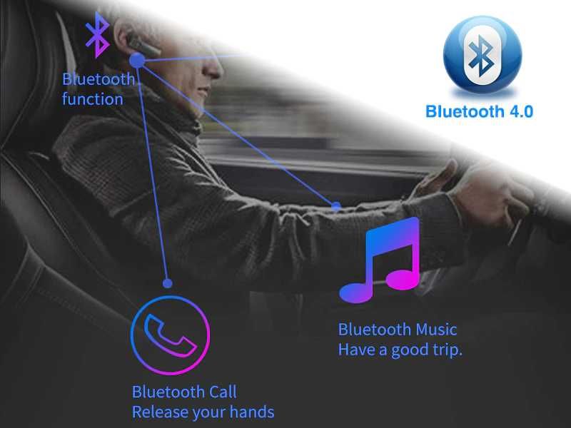 Радио за Автомобил 4.3“ Bluetooth 2USB порт Дистанционно -А- 3475