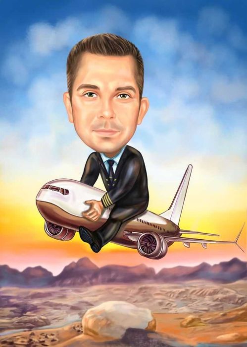 Карикатури по снимка , изработка на карикатура за подарък , рожден ден