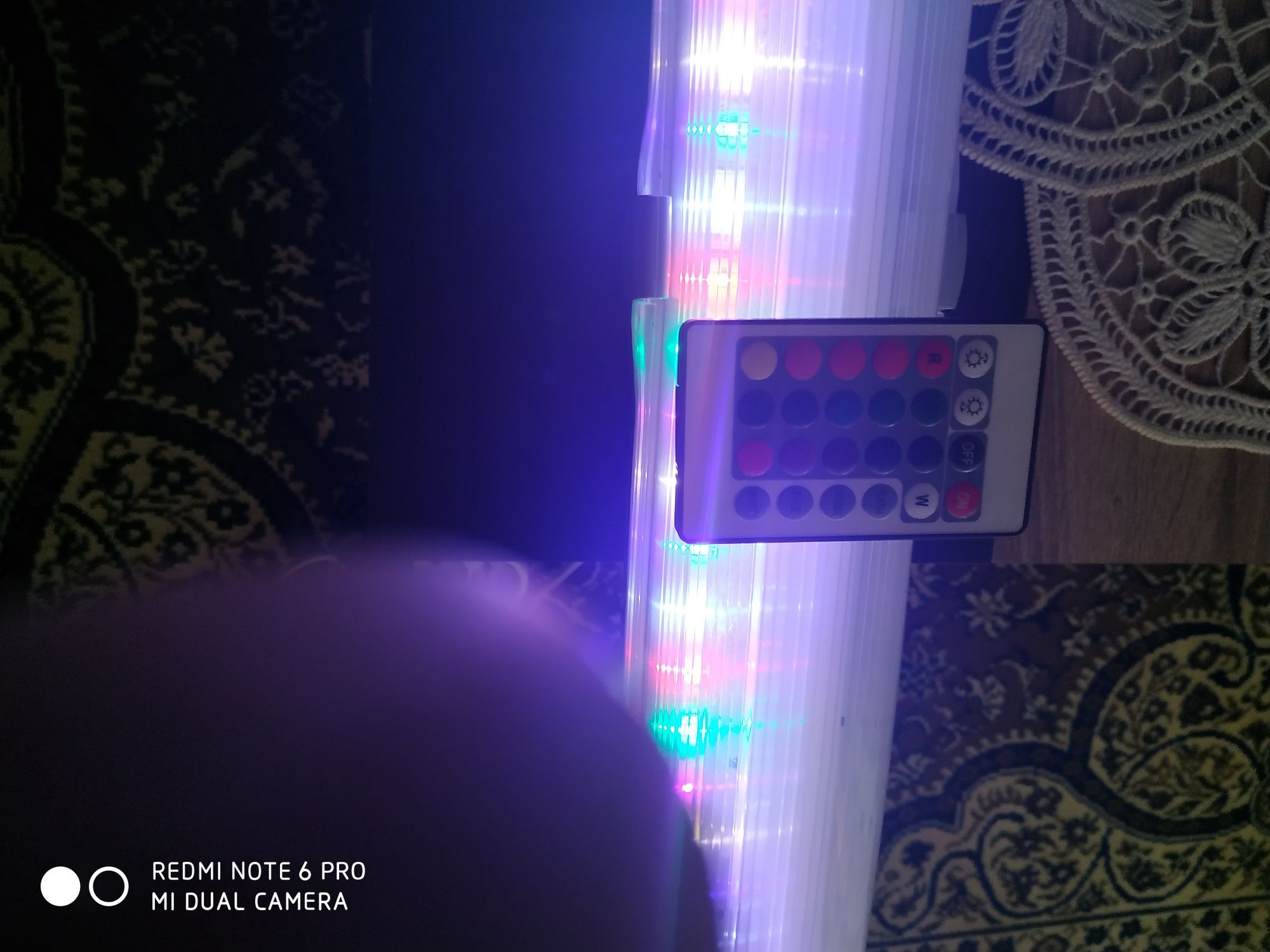 Neon +led rgb cu telecomanda