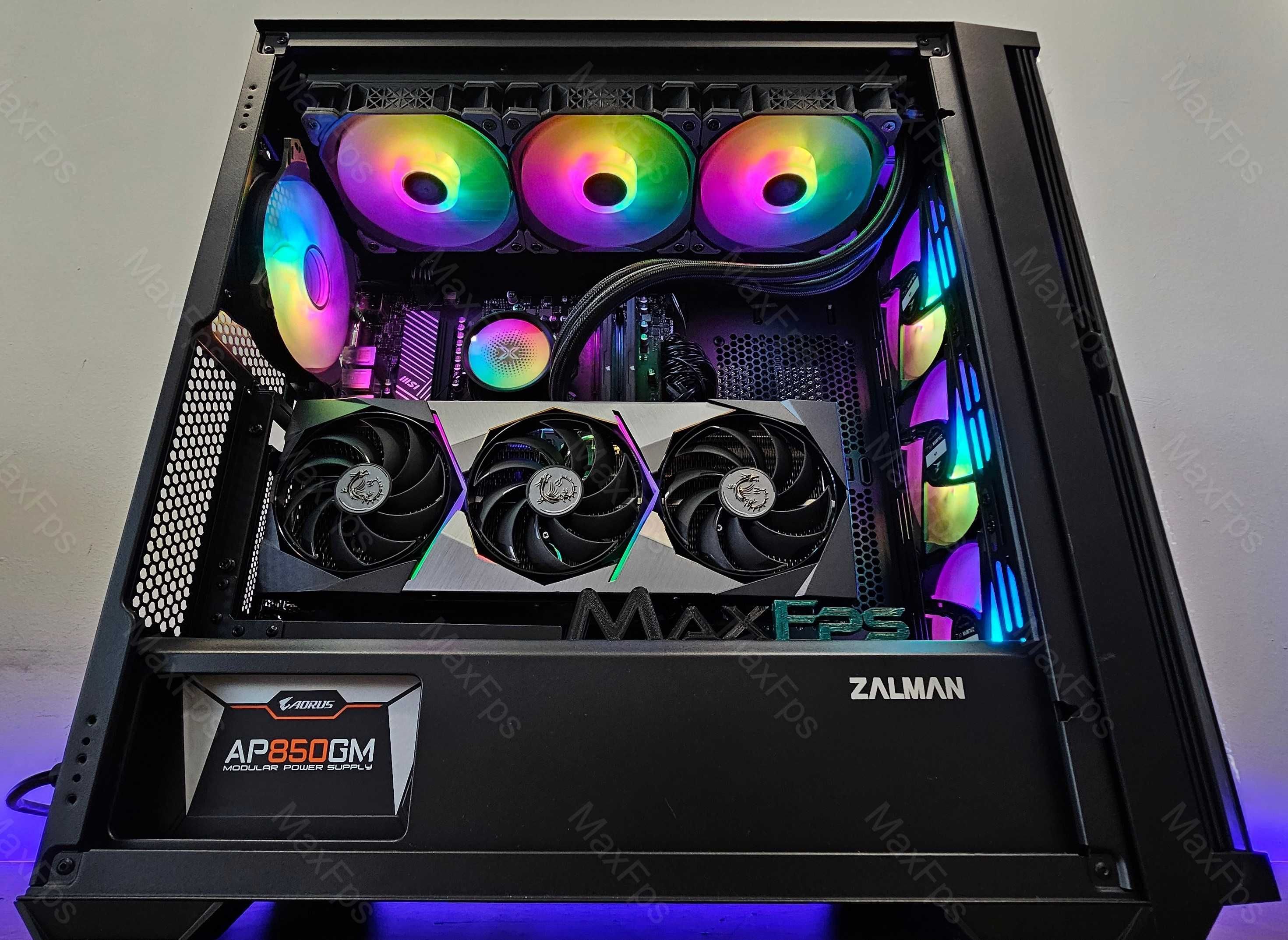 Чисто нов, Геймърски компютър! RTX4070TI, 7800X3D, 32GB, 850W +WIFI