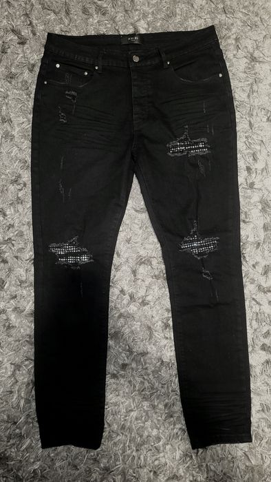 Amiri Jeans with diamonds